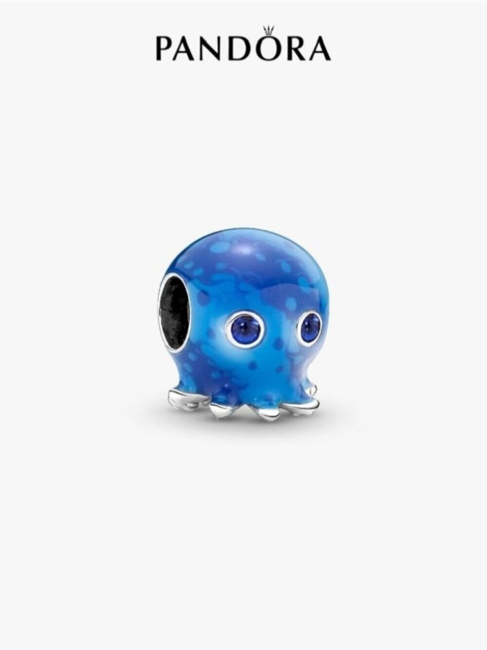 Pandora Ocean Bubbles & Waves Octopus Charm